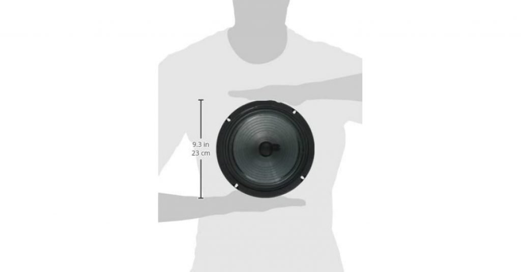 Jensen Speaker sizes