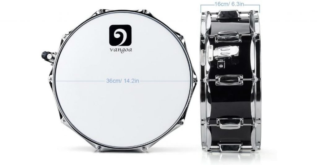 Vangoa Snare Drum Kit sizes