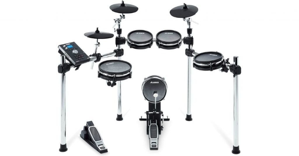 Alesis Command Mesh Kit | Electronic Drum Kit with Mesh Heads, Chrome Rack & Command Drum Module