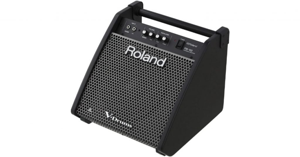 Roland PM-100 Compact Electronic V-Drum Set Monitor, 80-Watt
