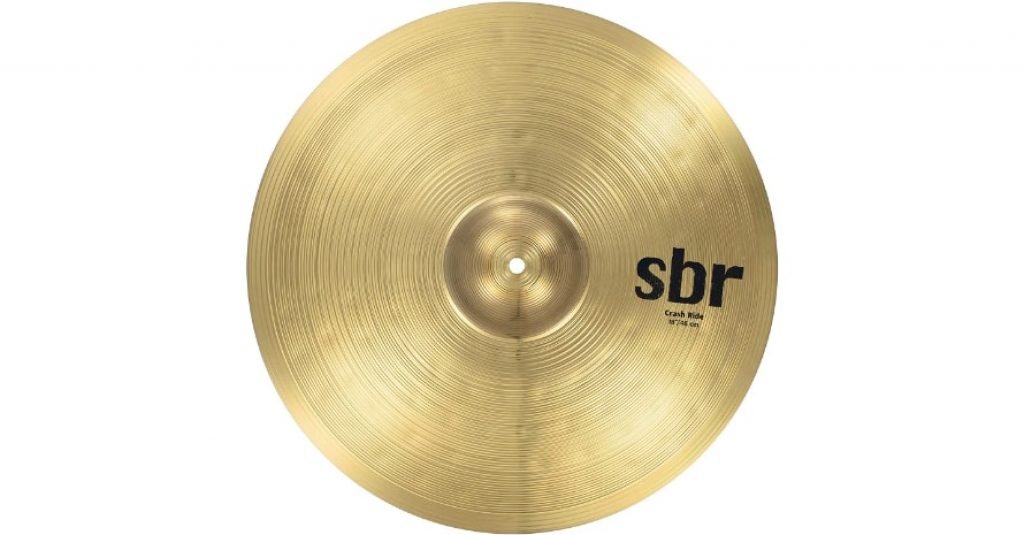 Sabian SBR1811 SBR Series Pure Brass 18-Inch Crash/Ride Cymbal