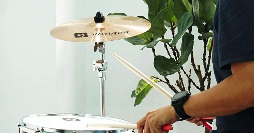 Vangoa Crash Cymbal, 16-inch B8 Crash Cymbal Kit for Drum Set