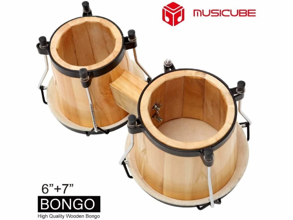 MUSICUBE Bongo Drum Set upside down