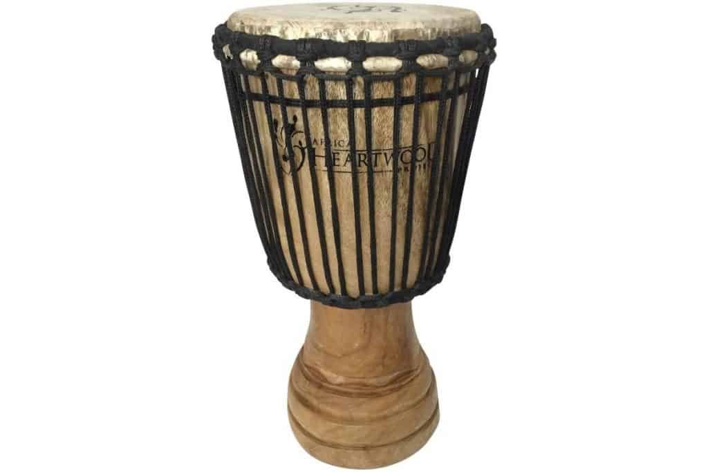 Hand-carved-African-Djembe-Drum