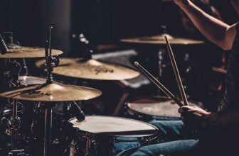 person playing drums with matched grip